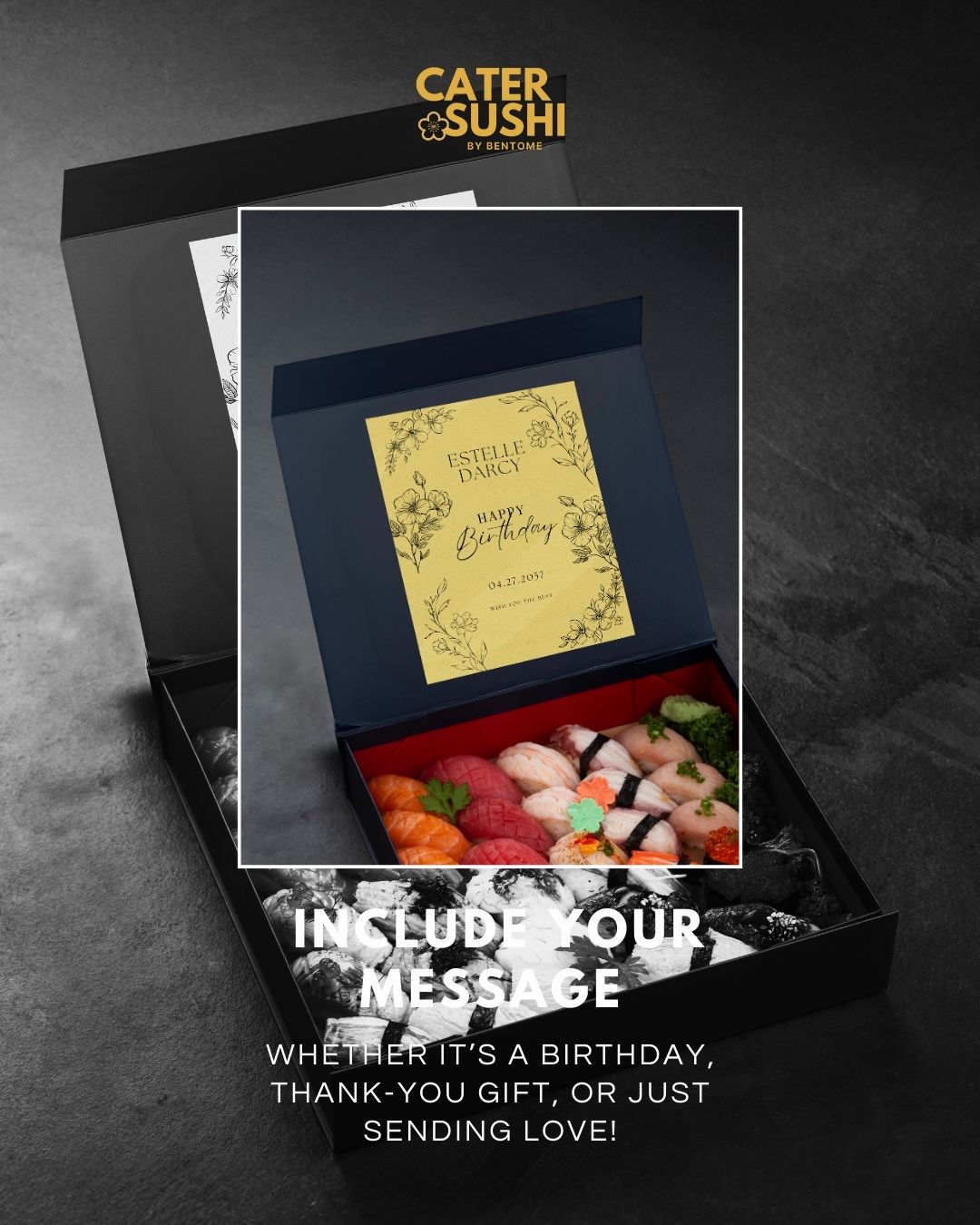 Personalized Box Cater Sushi
